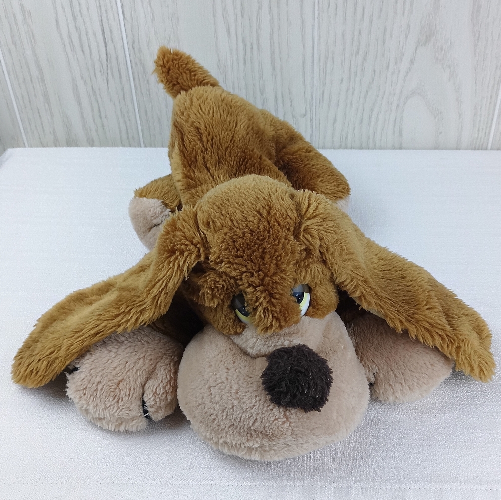 Russ Berrie Long Eared Brown Dog Plush Stuffed Animal Toy Vintage Samuel 13" - Picture 2 of 15